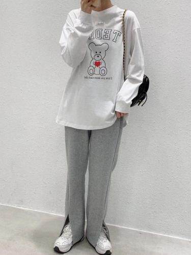 韩味小熊T怎么搭都好看，女装，zge