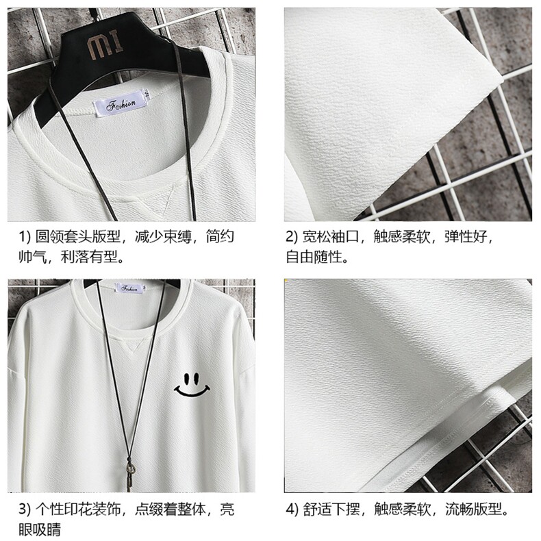 Q11204-P30春夏季七分袖t恤男大码五分袖男短袖中袖网格,男装T恤,电商A040A