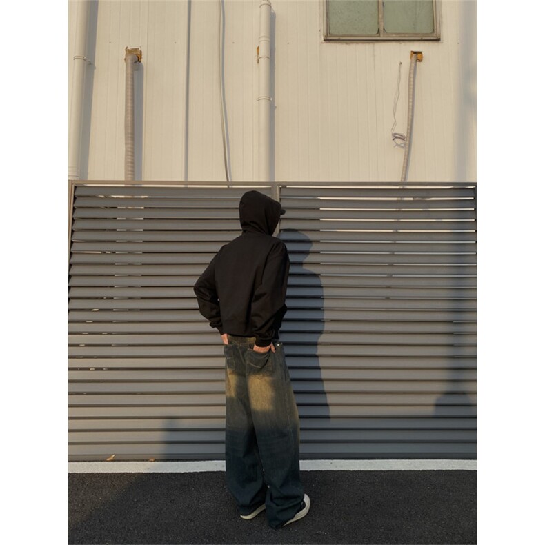 2024/cleanfit水洗黄泥色直筒高街牛仔裤1005-3-SGG26-P60控88,男装牛仔裤,星座1005-3
