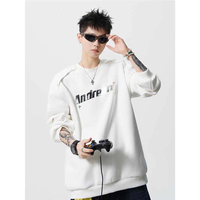 HW2530-特P45控78面布54.2棉45.8聚酯polo领情侣卫衣宽松外套男,女装短外套,电商B370