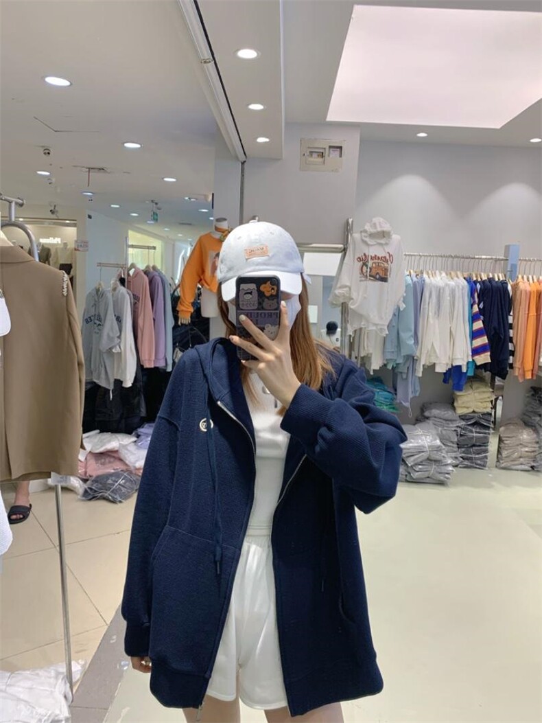 华夫格爆开衫，其它，m.o