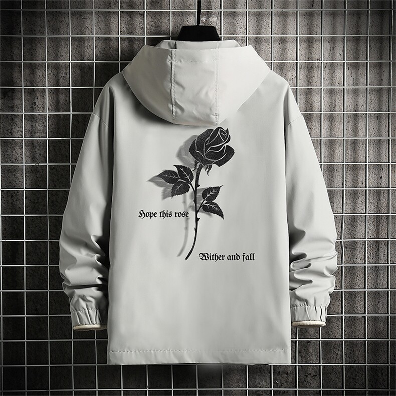 连帽夹克男大码胖子棒球服上衣外套网格挂拍JK65279-P45,男装夹克,电商A040A