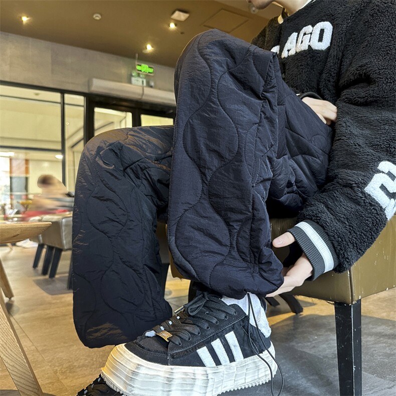 加厚加绒棉裤御寒保暖棉裤冬季休闲裤棉裤1001-1-K2628-P58，男装棉裤，星座1001-1