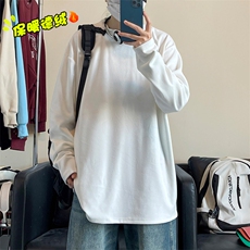 德绒打底衫半高领加厚内搭情侣长袖T恤卫衣男TC1201-P17【特价】，男装T恤，电商A007