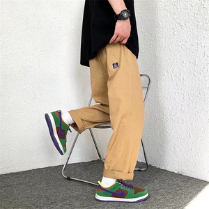 休闲裤男生ins港风宽松潮流运动裤SK15P40图片