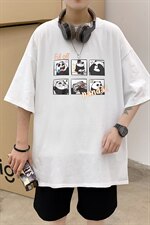 短袖男夏宽松纯棉T恤男百搭港风韩版情侣中性日系潮DT0250P20，男装T恤，星座1016-1（原电商B408-1）