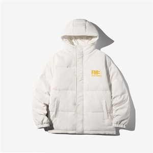 白底22冬季新款潮流白鸭绒宽松连帽羽绒服外套 YR139 P225控298图片