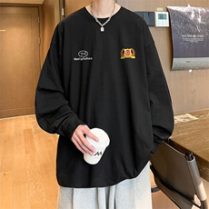 抖音得物供货量大从优可提供视频美式长袖T恤CT696特P25，男装T恤，电商A486-1
