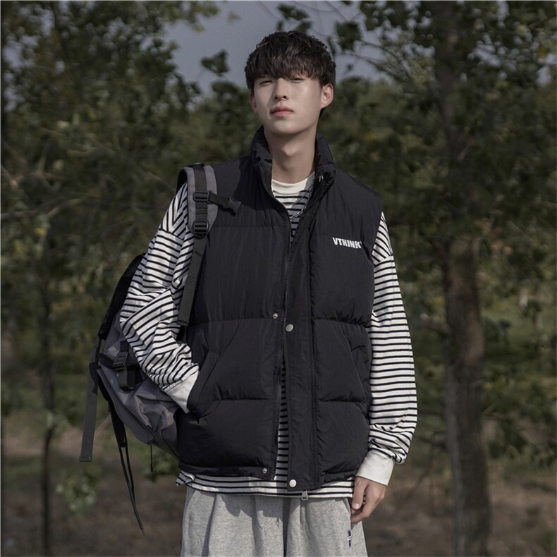 高品质cityboy冬季宽松大码棉马甲背心外套A0173002P85,男装背心/马甲,电商A017