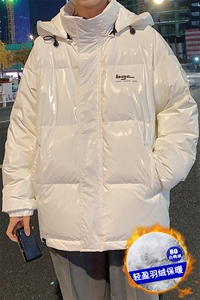 特批 港风夜景新款标80白鸭绒 连帽羽绒服 YR100 P165控268图片