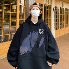 直播品质360克重磅美式印花卫衣Y220特P35同步供应华棉P45特，男装卫衣，电商A486