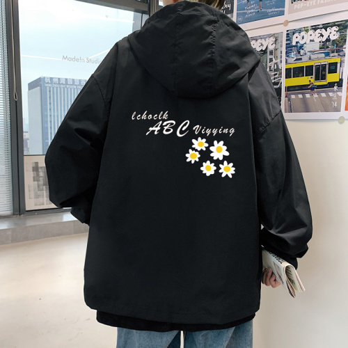 ！春秋新款港风休闲连帽夹克男宽松外套男装DJK263-P45,男装夹克,电商B371