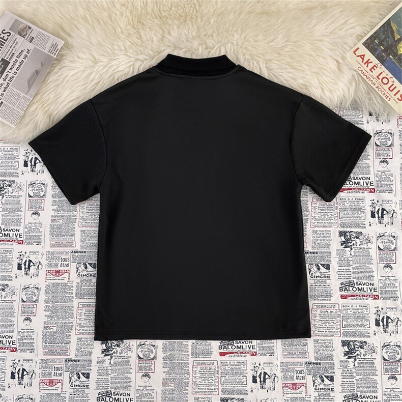 翻领短袖polo衫男潮牌夏季t恤韩版修身潮流百搭体恤YX39P32,男装Polo衫,星座1013-1