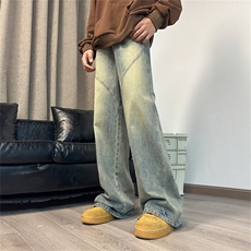 903-YK11-特50【79】怀旧复古牛仔裤！男女中性2，男装牛仔裤，星座903