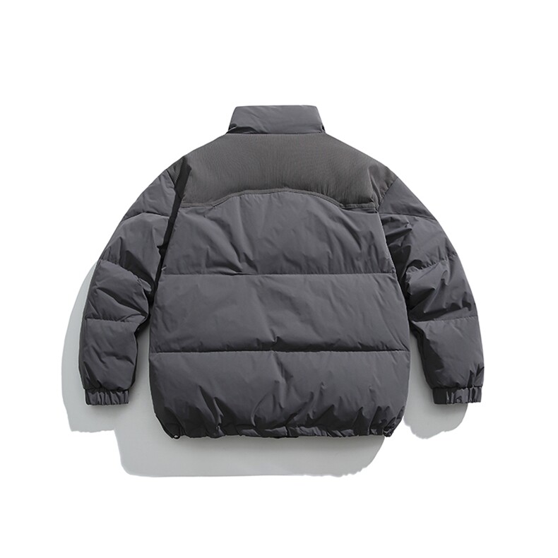 外27-2日系拼接胸口贴标羽绒服90白鸭绒(新标)YR02-P235,男装羽绒服,新杭派外27-2