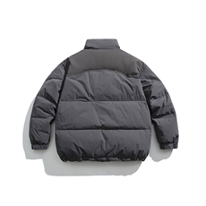 外27-2日系拼接胸口贴标羽绒服90白鸭绒(新标)YR02-P235，男装羽绒服，新杭派外27-2