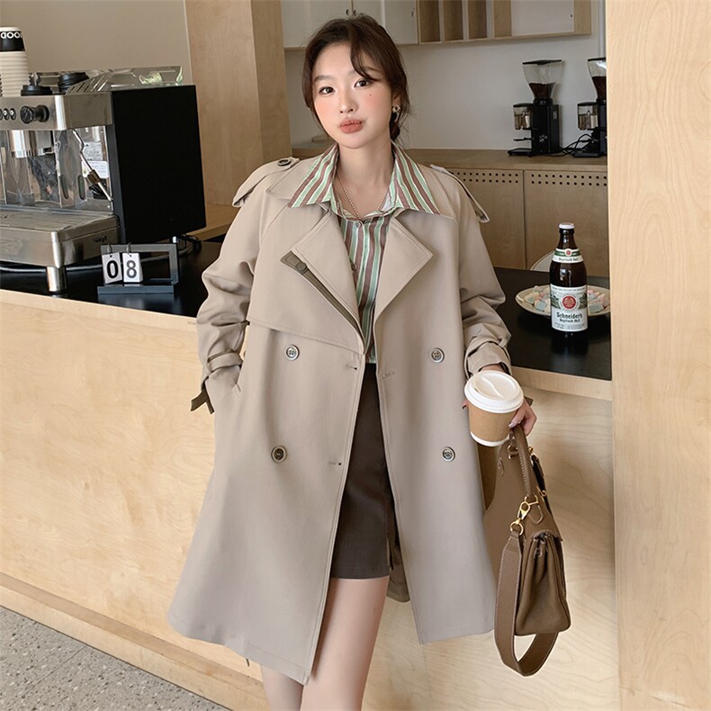风女中长款韩版2C081-6001P165K258,女装风衣,2C081