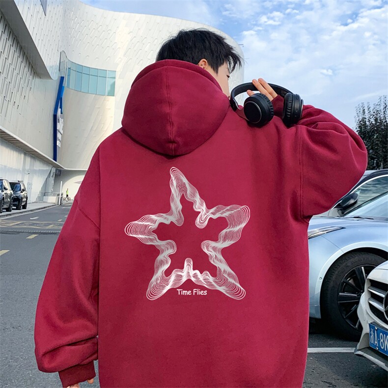 ！连帽圆领卫衣男装港风帽衫男LM174-P35,男装卫衣,电商B367
