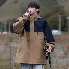 Cityboy情侣时尚连帽冲锋衣外套夹克团体班服，男装夹克，星座301D-5(原星座1415）