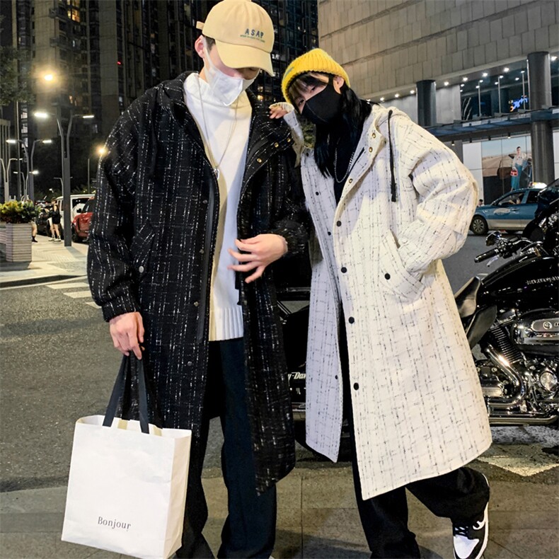 小香风长年大货风衣男中长款呢大衣男F068款P135情侣C，男装风衣，星座401