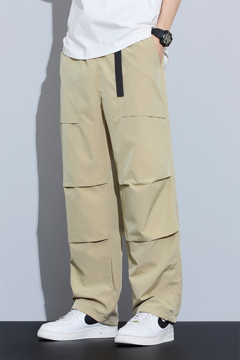 新款宽松冲锋裤冰感直筒休闲美式工装伞兵裤A436-2401-P38,男装休闲裤,电商A436