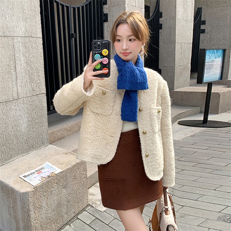 2023年冬季小香风羽绒服内胆90白鸭绒外套女,女装羽绒服,辉之琳