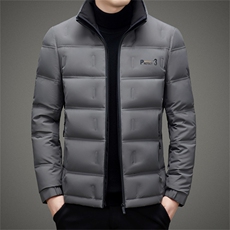 BAMJ-8912钱塘2020-2冬季厚款商务休闲立领中年男士羽绒服P170，男装羽绒服，钱塘207-2