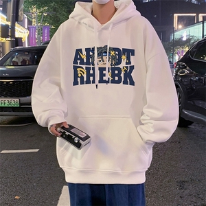 CM016P60加绒65潮宽松连帽卫衣男秋冬2025新款纯棉帽衫图片