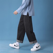 主推！秋冬新款蒙马特港风男女牛仔裤X715k004P50控68，男装牛仔裤，星座715