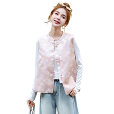 马甲女简约百搭气质搭配上衣，女装马甲，曼沙奕珂