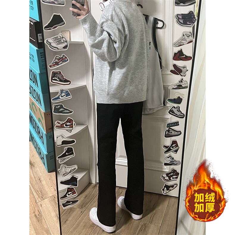 B221 美式ins高街加绒加厚牛仔裤 LK23010-P60 控78 加绒P70 控98图片