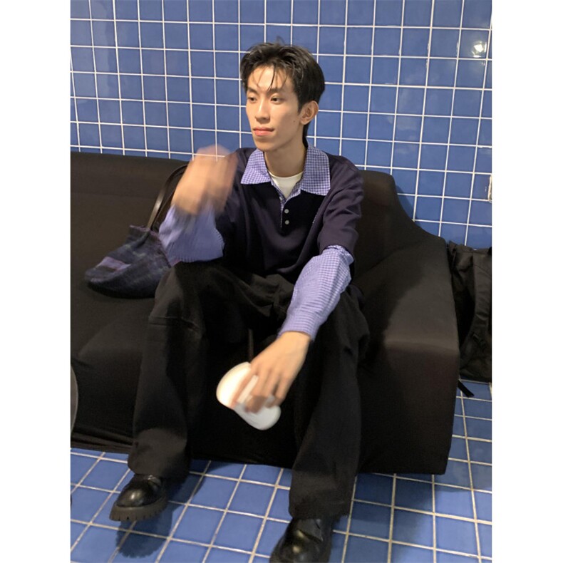 【有货】cleanfit拼接卫衣男春秋高级痞帅设计感打底衫C19LL-P45,男装卫衣,星座1007（原301D）