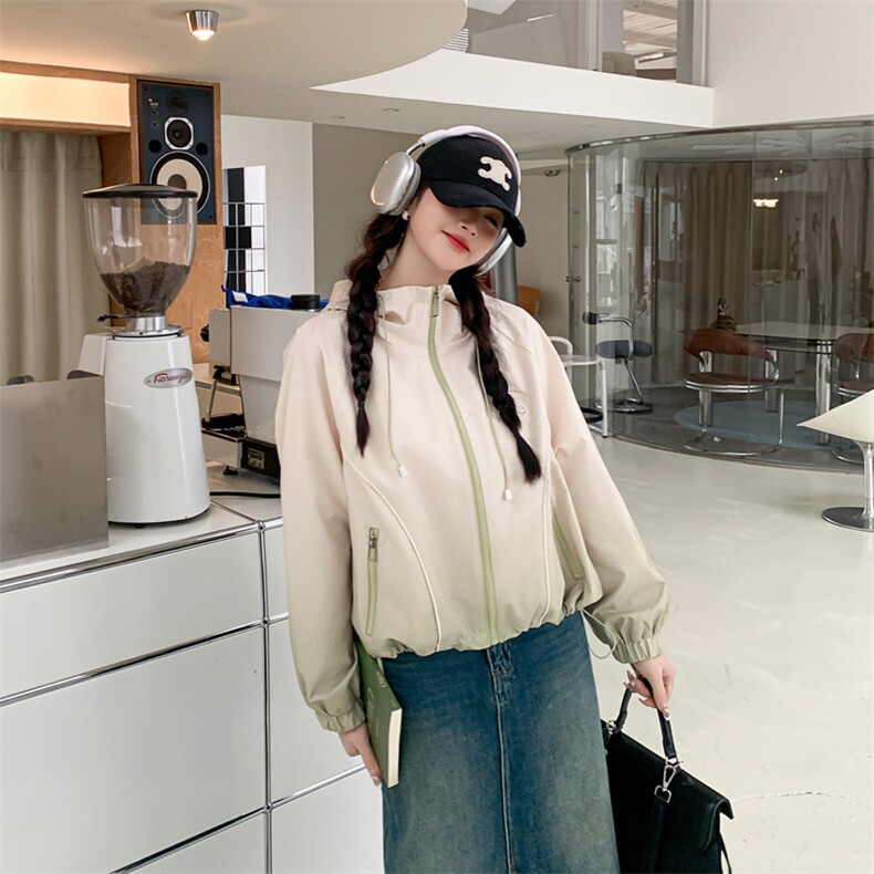 【bao款现货】秋装2024新款女装韩版休闲风衣短外套266-P125-K178，女装短外套，多米2-075