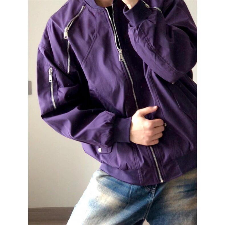 【有货】飞行员夹克男高级感痞帅春秋棒球服外套JK999CC-特P58,男装夹克,星座1007（原301D）