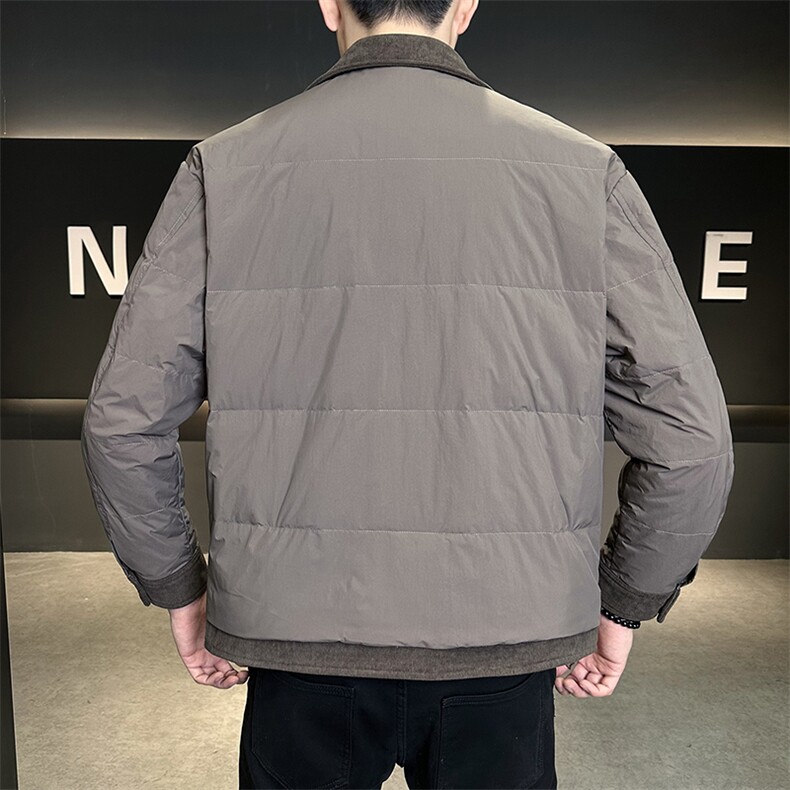 新标90白鸭绒轻薄款男装羽绒服新款冬季外套C317-88015-P235,男装羽绒服,电商C317