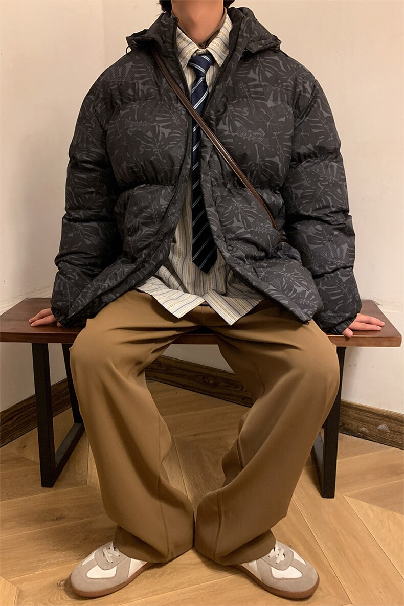 港风2026新品冬季宽松情侣装男装棉衣棉服冬装加厚外套D004-P85,男装棉衣,星座717