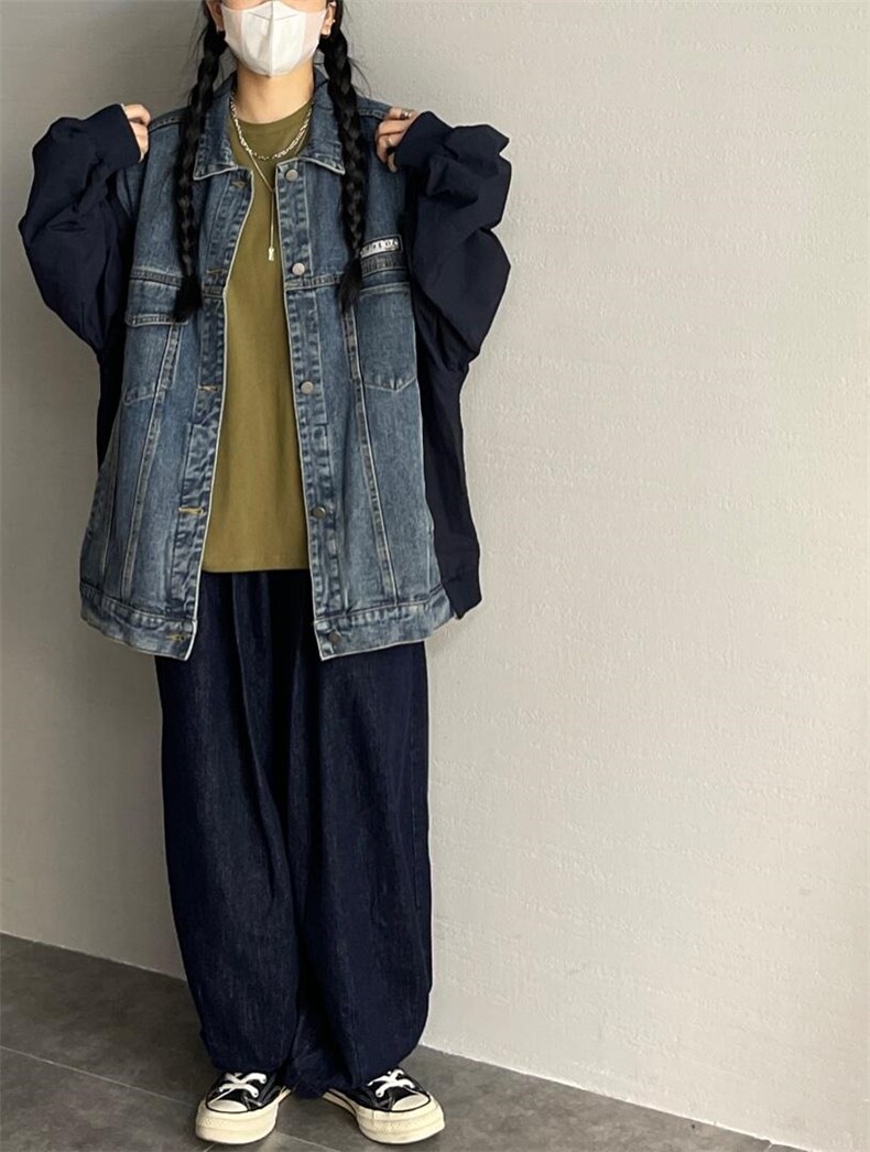 秋季新款牛仔拼接外套，其它，JIAN.Z 简.站