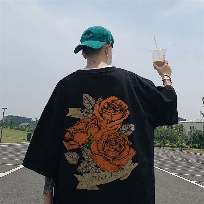 印花棉T280克直播供货220克重磅精品棉XZ301B-JB5116-P28,男装T恤,星座301B