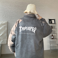 麂皮绒棉衣男大码立领棉袄子男羽绒棉服JM87007-P110，男装棉衣，电商A040