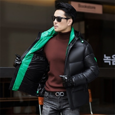 ZMS-M8815新款冬季男士鸭绒羽绒服可脱卸帽保暖外套修身大衣，男装羽绒服，电商B360