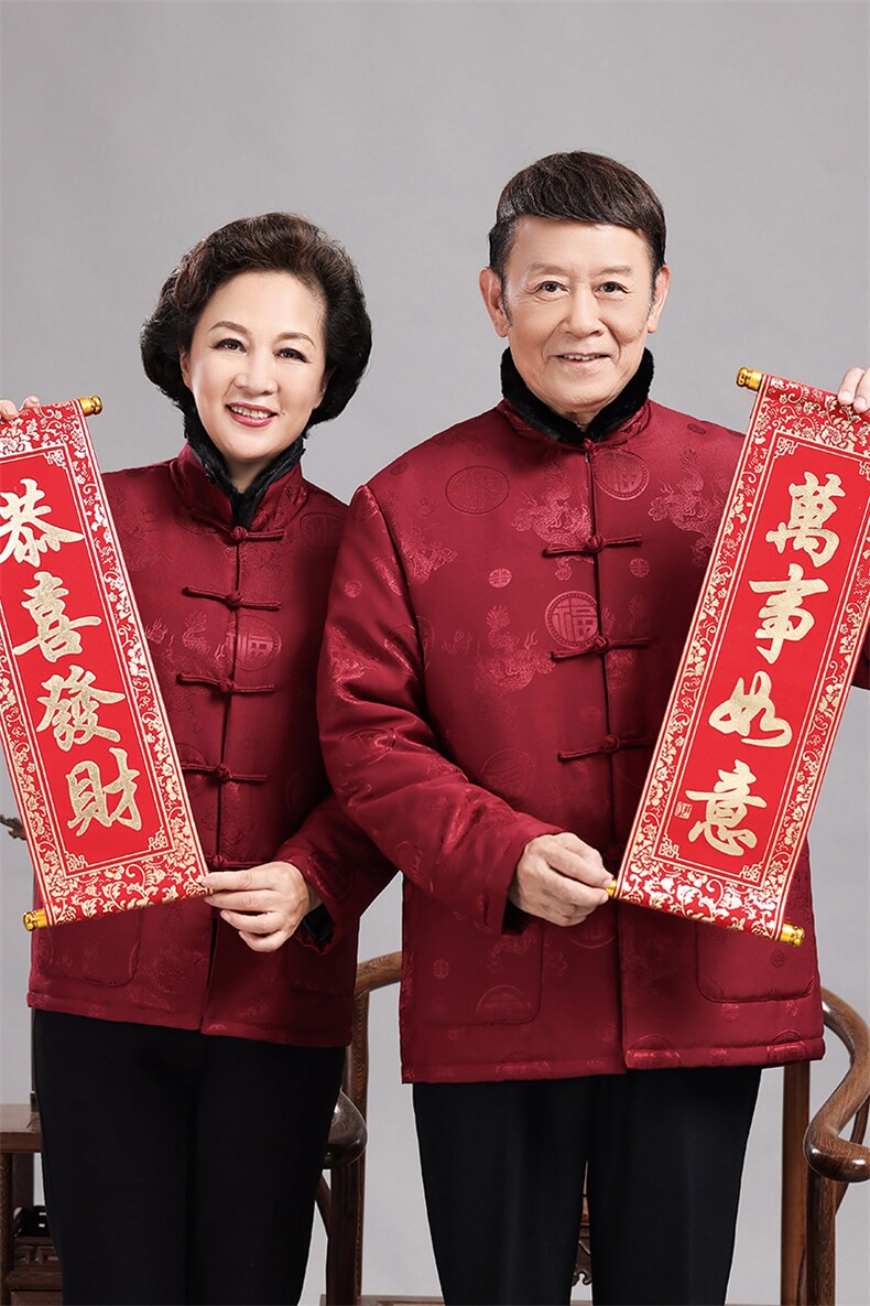 风唐装可脱卸羽绒服90白鸭绒中老年冬羽绒服唐装外套,男装羽绒服,钱塘723