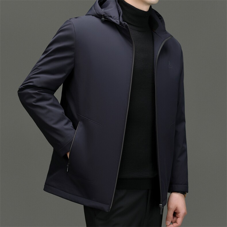 C91715钱塘2020-2冬季厚款商务休闲简约中年男士羽绒服P285,男装羽绒服,钱塘207-2
