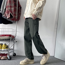 美式高街潮牌宽松工装裤春季新款百搭休闲长裤冲锋裤男K7626-P36，男装休闲裤，星座512-3