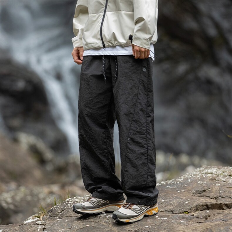 户外登山徒步裤子男直筒宽松工装裤长裤薄款速干冲锋裤MK1583P36，男装工装外套，星座1013-5