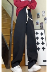 美式斜切弯刀版型卫裤大码宽松休闲运动裤长裤K8547-P16【特价】，男装休闲裤，电商A007