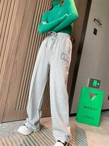 直筒裤～黑色、花灰色,其它,LOVELS