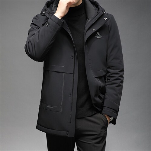 新款冬脱卸内胆羽绒服中年男外套爸爸装夹克上衣GSNA219953-P400，男装羽绒服，电商B212（原钱塘6029）