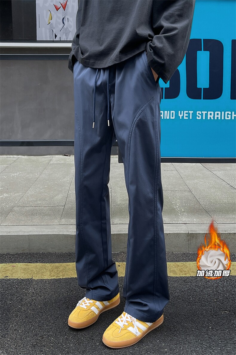 2025HK24800加绒外景斜切加绒微喇长裤S-5XLHK25779-特P19,男装休闲裤,电商A022
