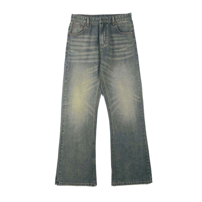 美式高街水洗微喇牛仔裤潮流宽松休闲裤A161-K8650-P58控88元,男装牛仔裤,电商A161