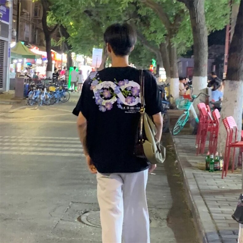 万针全刺绣解构设计260克重磅双纱纯棉高品质美式高街短袖T恤特39图片
